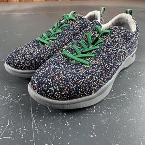 SoftWalk Nursing Shoes Womens 8.5 Blue Speckled Knit Comfort EUC Grey's Anatomy